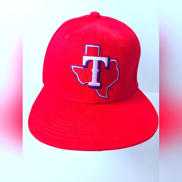 Texas Rangers Baseball Cap Hat Adult Red MLB One Size SGA - Picture 2 of 4
